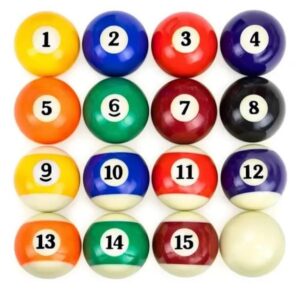 Juego de Bolas de Pool Billar